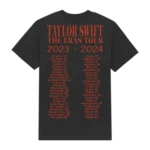 Taylor Swift The Eras Tour Black T-Shirt