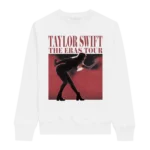 Taylor Swift The Eras Tour Photo White Sweatshirt